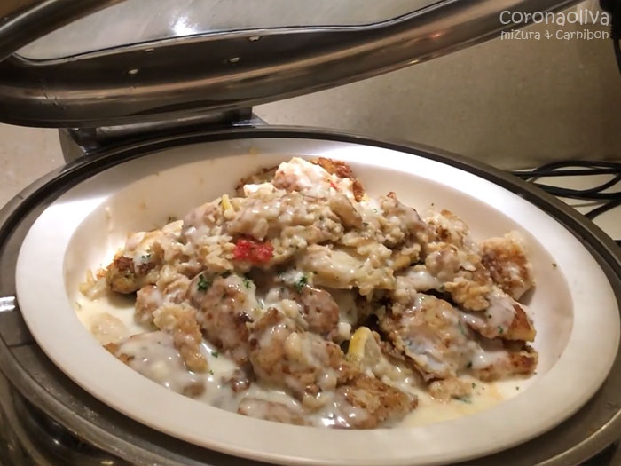 チキンのソースあえ的な