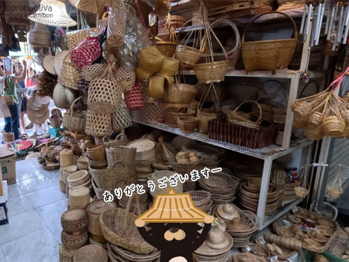 籠やさんで隊員犬の農民帽ゲット