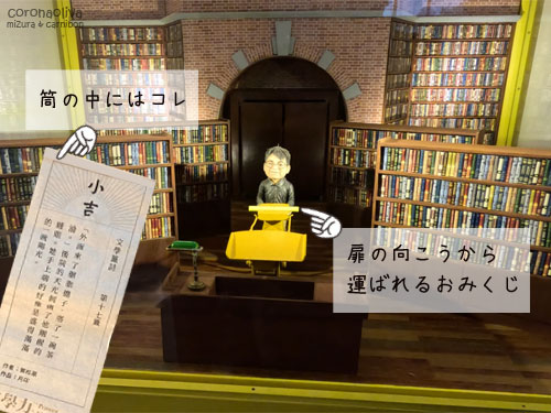無料のカラクリおみくじ人形で小吉ゲット