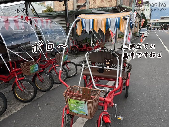 電動で500元、足漕ぎで300元ならモチロン安い方を借りる
