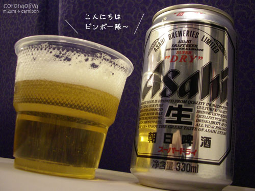 まずはKIX-PVG間の第一村人ビッラにごあいさつをば