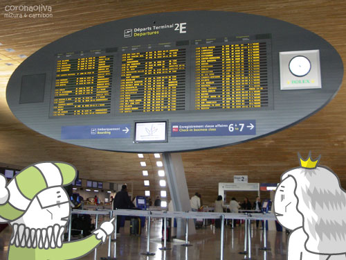 「あうあう、ようやっと便を割り振られましたぁ」「あうあう、なんとか今日中にローマに着けそうですねぇ」