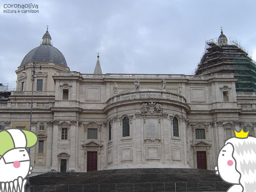 テルミニ駅近くのサンタ・マリーア・マッジョーレ教会なんぞチラ見