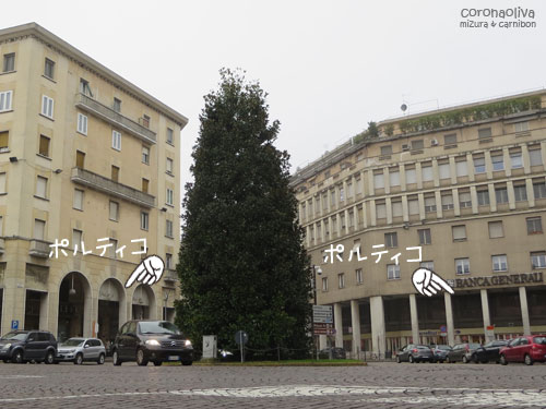 ポルティコは風雨から守ってくれて有り難いですねぇ