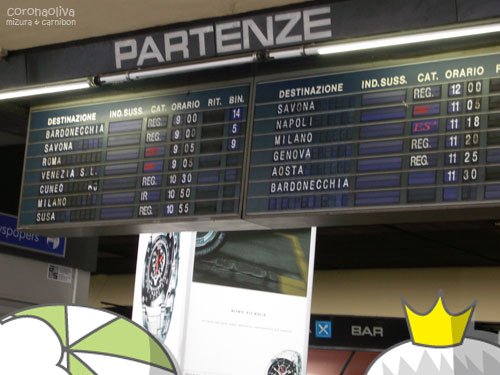 ワタクシどもの列車は9時出発ですかねぇ～