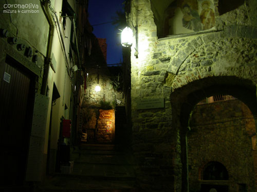 入り組んだ夜の路地がたまらんですな（hshs）