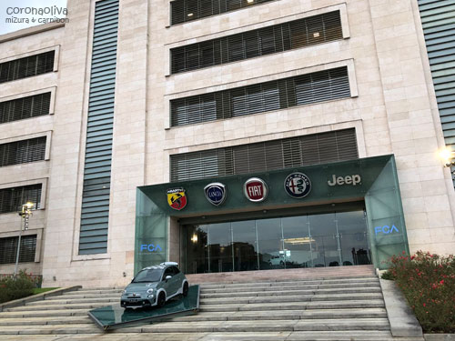まずはFiat Mirafiori(FIAT本社と工業地域)に到着