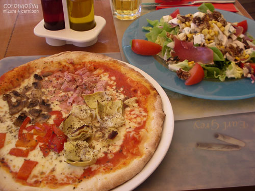 『Quatre Saisons』はカルチョーフィやフンギなど四季を表現する具が4種類