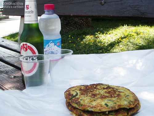 その前におやつにオムレツとエナジードリンクをば