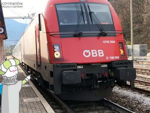 オーストリア連邦鉄道(ÖBB:Österreichische Bundesbahnen)管轄なんですよぉ