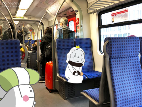 あうあう、列車の揺れで吐きそうですぅ。おえっぷ