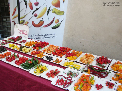 わあ、キレイな唐辛子やさんですねぇ！